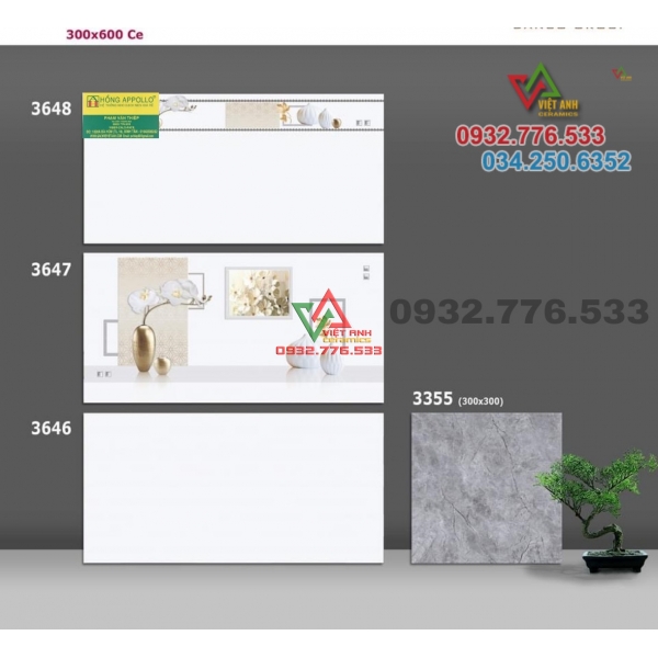 Gạch 30x60 chủ đạo là màu xám trắng quận 4