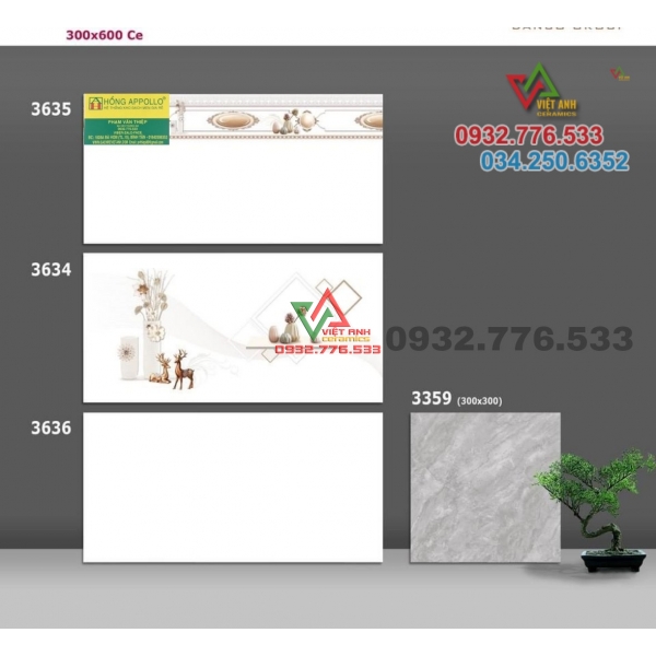 Gạch 30x60 chủ đạo là màu xám trắng quận 4