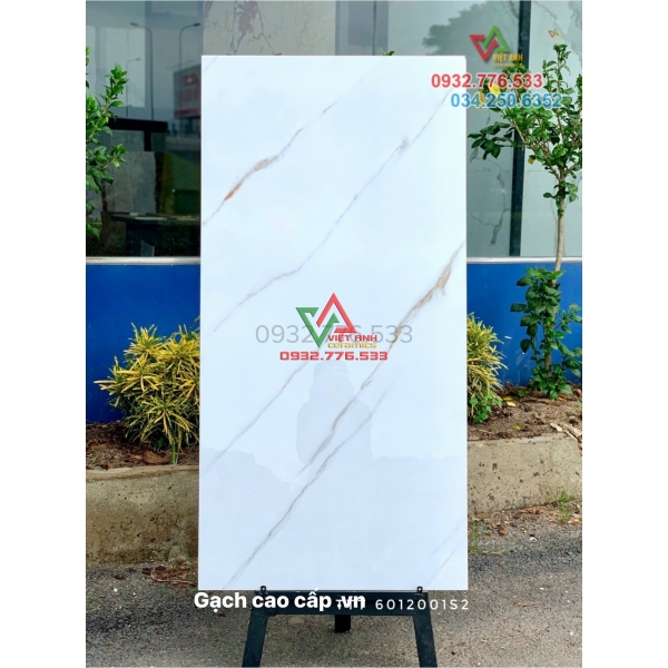 Gạch 60x120 màu xanh đen bóng kiếng hàng nhập khẩu