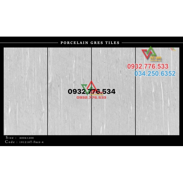 Gạch 60x120 màu trắng vân nâu nhạt hàng ánh kim