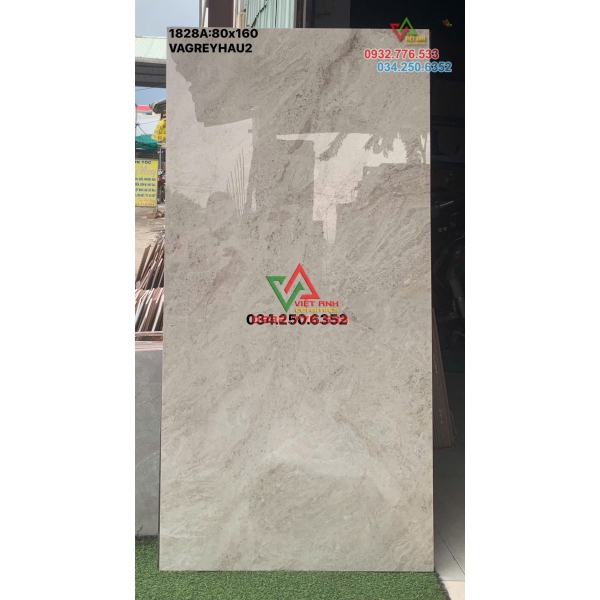 80x80 gạch lát nền cao cấp trắng xám 8505
