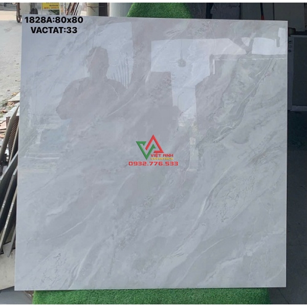 GẠCH LÁT NỀN 80X80 VÂN ĐÁ XÁM XI MĂNG ĐÁ BÓNG KIẾNG HIỆN ĐẠI