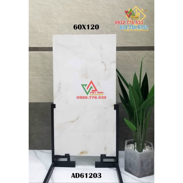 Gạch khổ lớn 60x120 đá cẩm thạch nhập khẩu
