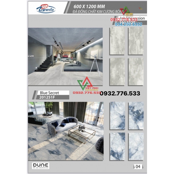 Gạch 60x120 màu trắng vân nâu nhạt hàng ánh kim